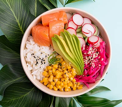 Poké bowls